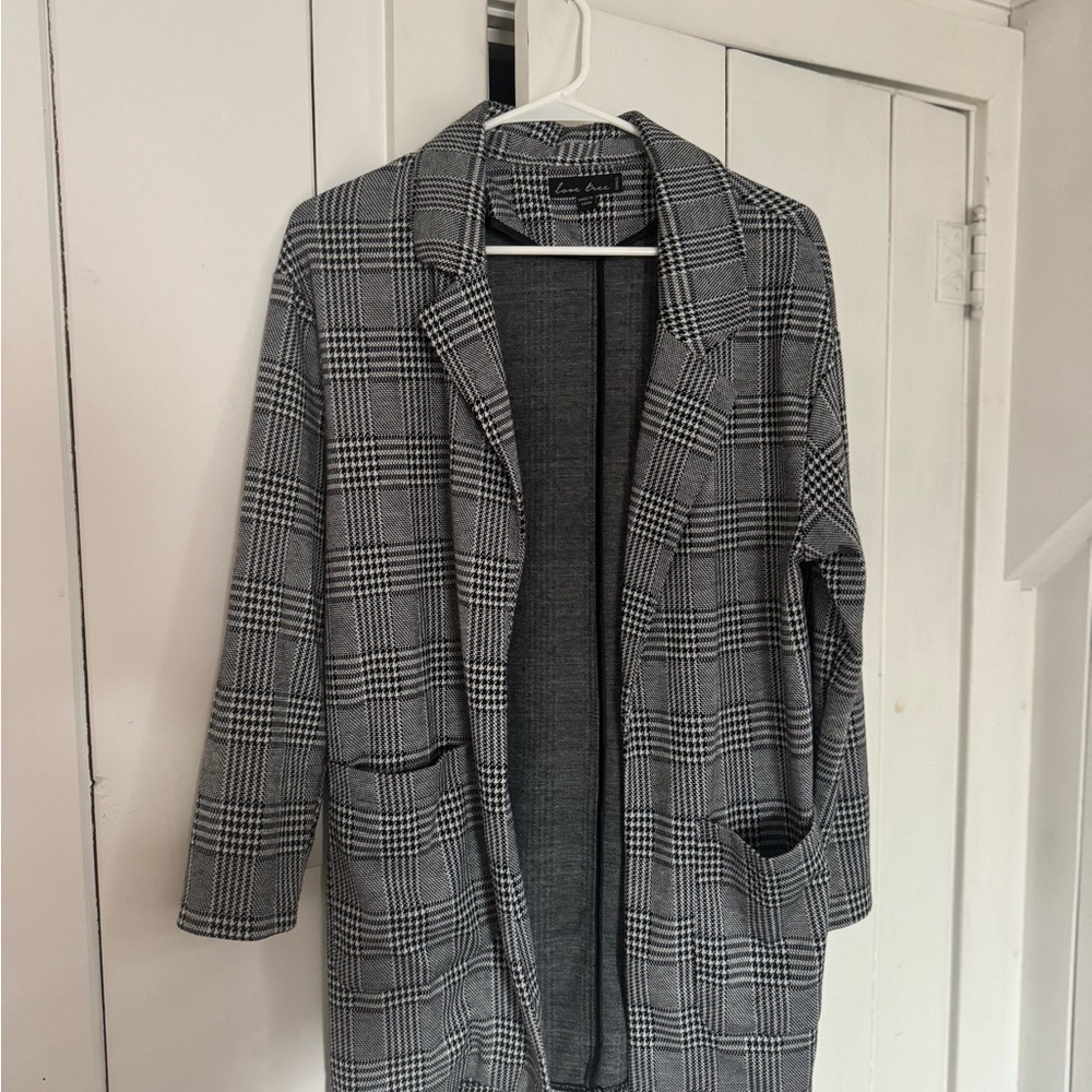 Love Tree Gray Blazer Relaxed Fit Suit Jacket